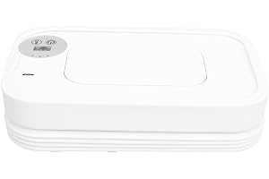 FILFEEL Bärbar Våtservettvärmare med Digital Display, Hopfällbar Värmare och Dispenser för Användning och Resor