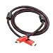 Produktbild HD 1080P Gold überzogen High Speed 3D 1.5M 5ft 1.4V HDMI HDMI Kabel für PS3