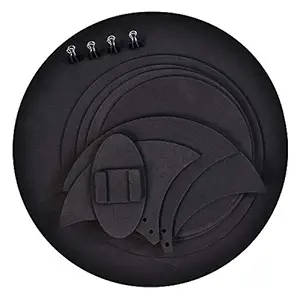 10pcs Drum Pad, 10pcs Mute Silencer Drumming Practice Pad Bass Drums Quiet Sound Off Black Snare Drum Off Rubber Set Foam for Volume Reduction