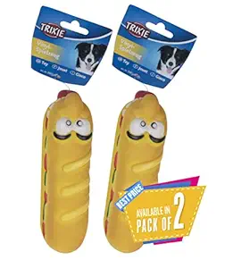 Trixie Snack Toy for Pets - Salami la Flute Vinyl, 19cm Pack of 2