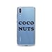 Produktbild licaso Handyhülle für Huawei P20 aus TPU mit Coco Nuts Print Design Schutz Hülle Protector Soft Extra