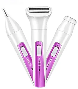 Trimmer for women - AYSIS 3 In 1 Bikini trimmer for hair removal women private part and underarms Eyebrows Eyebrow Razor, Household Eyebrows Hair Removal Body Hair Shaver Facial Depilator Shaving Machine.