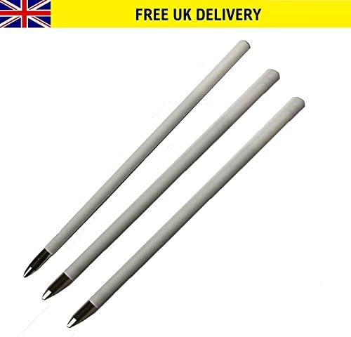 Ragetorc Tripple Pack D1 Black Ink Refills Replacement for Tech Tool Ballpoint Pen or Other Multifunctional Pens 6 in 1 Pen Refills - Black