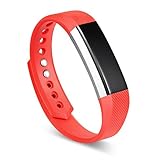 IGEMY TPU Sports Ersatzband Strap für Fitbit Ace Ultradünne Armbänder 5.5-6.7inches (140-170m) Special Design für Kinder (Rot)