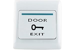 YAVIS, Bouton De Sortie De Porte Pour Système De Sécurité Contrôle D'accès Pour Serrure éLectrique, 86 X 86 mm, DOOR EXIT