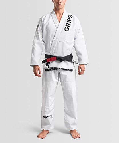 8058093501753 Brazilian Jiu Jitsu Kimono Grips Primero Competition White A5