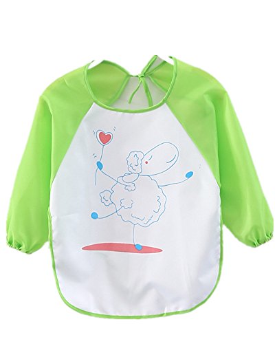 WeiterVor 3-Pack Wasserdicht Babylätzchen Langarmlätzchen Auffangschutz 1-3 Jahre - 5