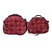Kuber Industries™ Bridal Vanty box,Cosmetic Organiser Set of 2 Pcs With Handle & Shoulder Strip In Imported Material Maroon (KI19517) RS.1199.00