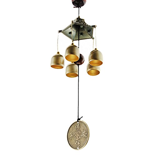 Liying Neu Windspiel Klangspiel Klangröhrte Schöne Deko Metallic - 4