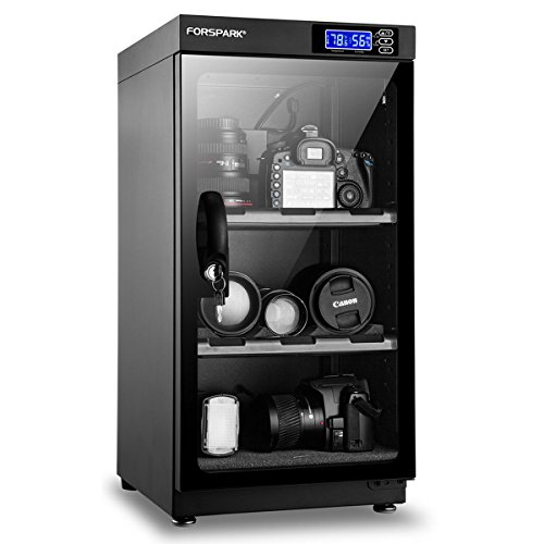 FORSPARK Dehumidifying Dry Cabinet |8W 50L-Noiseless & Energy Saving - For Camera Lens & Electronic Equipment Storage