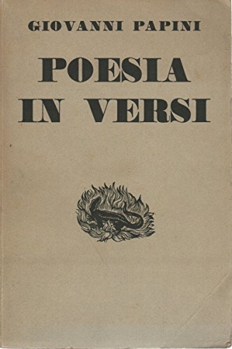 Poesia in versi