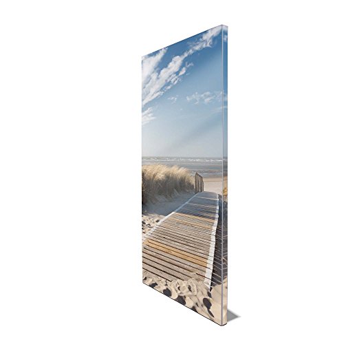banjado – Design Magnetwand Memoboard 37x78cm Pinnwand Magnettafel mit Motiv Dünen - 3