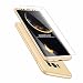 Produktbild Laixin 3 in 1 Handyhülle für Samsung Galaxy S9 Plus/S9+ Hülle Ultra Dünn PC Plastik Anti-Kratzen Schutzhülle Schutz Case Cover mit Displayschutzfolie, Gold