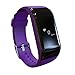 Produktbild cositea R1 Fitness Tracker Schlaf Monitor Schrittzähler Armband Sports Armband Bluetooth Dynamische Herzfrequenz Überwachung Tracking Kalorien kompatibel mit iPhone IOS und Android Handy (lila)