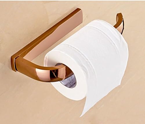 TER European Solid Brass Towel Rack/Tissue-Paper Basket/ Toilet Roll Holder/ Paper Towel Basket/Bathroom Rustic Toilet Paper Holder/Tray-B