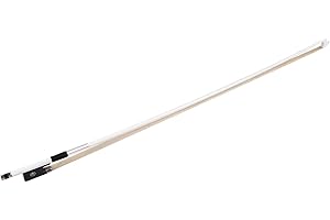 Benkeg 4/4 Violino Arco Violino in Fibra di Carbonio Bastone Rotondo Ebano Rana crine Bianco Ben bilanciato Arco Violino