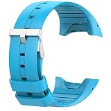 Trendyest Silikon Ersatz Armbanduhr Band Armband Strap für Polar M400 M430 Armbanduhr, Himmelblau