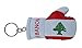 Produktbild Tür Schlüssel Schlüssel Schlüssel Flagge Libanon libanesischen Boxhandschuh Flag Schlüsselanhänger Lebanon