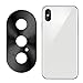 Produktbild Ouneed Samsung Galaxy Hülle 2018 Metall Rückkamera Objektiv Kasten voller Abdeckungs Schutz Ring Accessory for iPhone XS/XS Max (Schwarz)