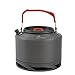 Produktbild tentock Schnelle Hitze sammeln Camping Angeln Wärmetauscher Wasserkocher Ultralight Kaffee Teekanne eloxiertem Aluminium für Outdoor Picknick Indoor Küchengeschirr mit Mesh-Tragetasche, FMC-XT2, 1.5L