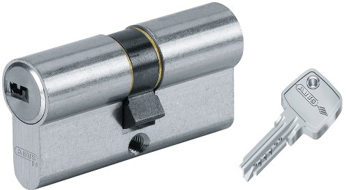 Preisvergleich Produktbild Abus 27068 Tür-Zylinder / Schloss mit Schlüssel, Vernickelt, 40x40 mm