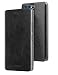 Produktbild OFU® hülle Lederhülle für Xiaomi Mi Mix 2 Ledertasche Hülle Schutzhülle,Premium PU Leder Flip Case Protective Cover Innere,Bookcase Handy Tasche Schale mit Magnet Standfunktion Etui-schwarz