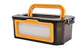 conga slim 890 como friega  Cecotec Deposito de Polvo con Filtro hepa para Conga Slim y Slim 890