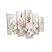 Produktbild Timlatte 5 Panels Floral Mordern Spray Painting Polyester-Ölgemälde-Wand-Dekor für Wohnzimmer