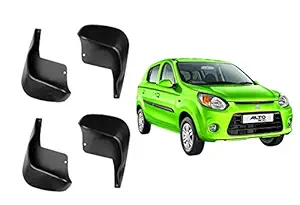 Auto Spare World Car Mud Flaps for Maruti Suzuki Alto 800 2016-2018 (Set of 4 Pcs.)
