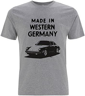 Made in Germany 1980 Porsche 911 SC T-shirt (XX-Large, heather grey)
