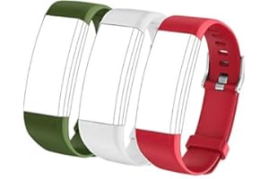 Septoui Smart Band Reloj Inteligente Frecuencia Cardíaca SpO2 Presión Arterial Sueño Calorías IP68 Pulsera Actividad, 16 Modos Deportivos Reloj Podómetro Mujeres Hombres Niños