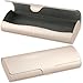 Produktbild Edles geräumiges Aluminium Brillenetui "EARL" beige mit Scharnier (121-152)