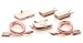 Produktbild iProtect 6 in 1 Mega Zubehör Set mit Slim Docking + In-Ear Stereo Kopfhörer + 2 x USB Lightning Ladekabel + 2 x Slim Charger für Apple iPhone 5 5s 5c 6 6s Plus, iPod Touch 5G 6, iPod Nano 7G - in rosegold