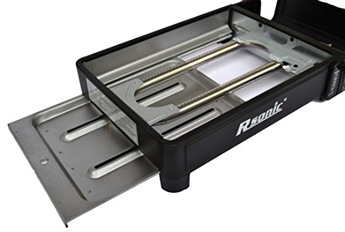 XXL Campingkocher Gaskocher Tragbarer Gaskocher RS-4030 Gasgrill Gasbrenner (Kocher mit 12 Kartuschen) - 3