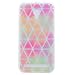 Produktbild Lonchee Lenovo C2 Hülle,Bunte Muster Weich TPU Handy Hülle Durchsichtig Transparent Etui Cover Case Protective Shell Soft Schutzhülle Telefon Kasten für Lenovo C2 – Diamant