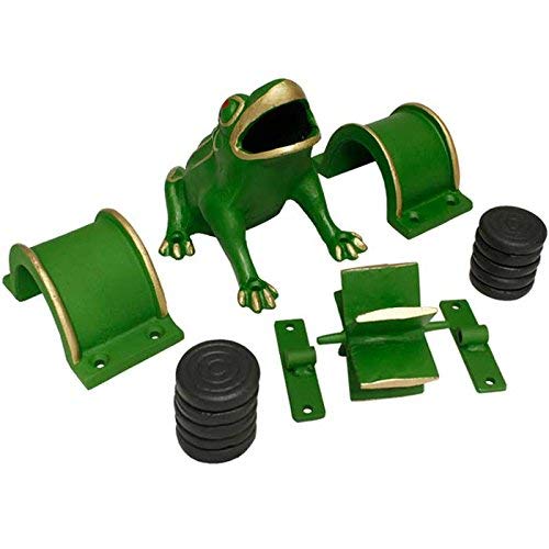 Elementos juego de la rana, popular, tradicional, autoctono, regional, hierro fundido, molino, molinillo, puente, tejos