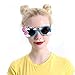 Produktbild haishell 1 PCS Unicorn Funny Partyzubehör Kostüm Sonnenbrille Maske Geburtstag Geschenk für Sommer Fancy Dress Party/Party Kostüm Sommer Strand (glänzend blau)