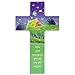 Produktbild kruzifix24 Devotionalien Kinderkreuz Fühl Dich geborgen - Kinder im Zelt unterm Sternenhimmel - Taufkreuz Geschenk zur Geburt Geschenkidee Holzkreuz 15 x 9 cm
