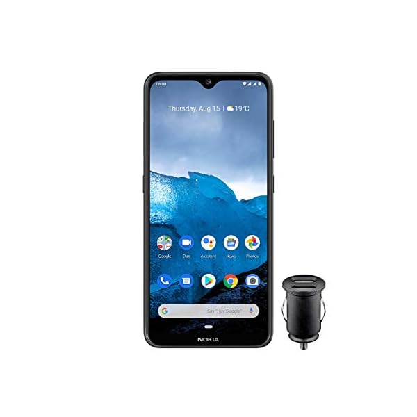 Nokia 6.1 Smartphone (13,97 cm (5,5 Zoll) IPS Full-HD Display, Dual Sim, 32GB ROM, 3GB RAM, 16MP Rückkamera, 8MP Frontkamera, Android 8 Oreo, inkl. Displayschutzfolie) schwarz/ kupfer, version 2018