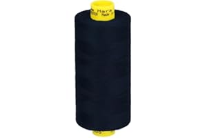 GÜTERMANN GMBH Gütermann Garn Mara 120 Allesnäher Nähgarn Polyester 1000m Nähmaschinengarn UV Beständig Dunkelblau