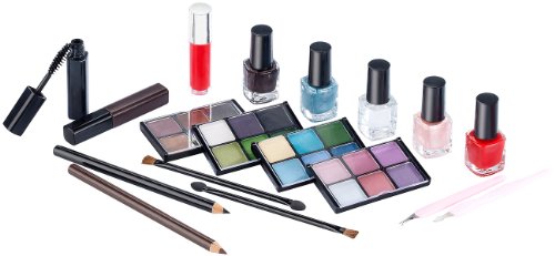 Sichler Beauty Profi-Kosmetikkoffer mit fünf Schminksets (38 Teile) - 2