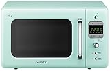 Color: verde menta Daewoo kog-6lbm Horno a microondas 20 Lt Vintage Style con grill, menta