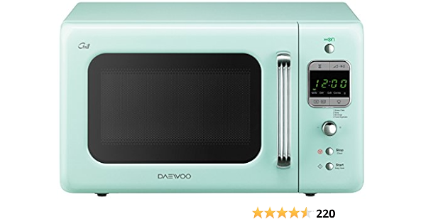 Daewoo KOG-6LBM Forno a Microonde 20 Lt Vintage Style Con Grill, Menta :  Amazon.it: Casa e cucina