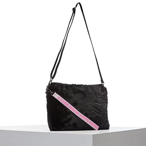 Preisvergleich Produktbild CODELLO Damen 82071606 Umhängetasche, Schwarz (Black), 2x24x34 cm