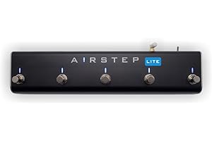 XSONIC Airstep Lite MIDI, HID Wireless Controller with 5 Foot Switches, Supports DAW (Cubase, Ableton Live), Plugin (Bias Fx, Neural DSP), Youtube Video, Page, Breath, Hands Free Controller
