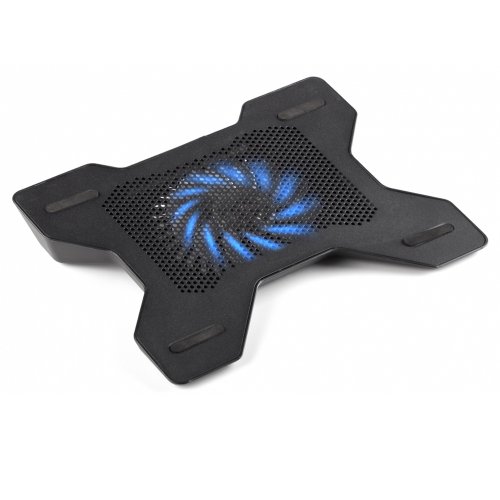 NGS x-stand leicht stehen, mit Großes, beleuchtetes Cooling Lüfter und USB 2.0 Hub für Notebook