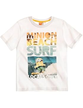 Minions T-Shirt Aktuelle Kollektion Shirt 110 116 122 128 134 140 146 152 Neu Kurzarmshirt Jungen Weiß