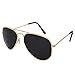 Silver Kartz Retro Aviator Unisex Sunglasses (AV030|40|Black,Green) RS.229.00