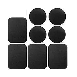 HASTHIP 8 Pcs Universal Metal Plate with Adhesive for Magnetic Car Mount Cell Phone Holder