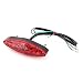 Produktbild Bremsrücklicht, 12V Rückfahrkamera 15 LED Motorrad Bremsrücklicht Rücklicht ATV Dirt Bike Universal Rauch(Red)